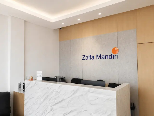 Kantor pusat PT Zalfa Mandiri di Kota Bekasi, Jawa Barat